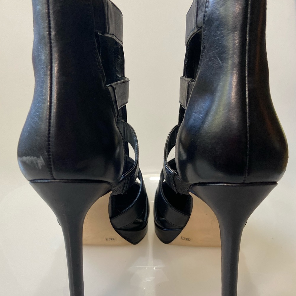 Bcbgeneration Caged Black Platform Pump - Size 7.5 - image 6
